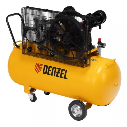 Компрессор воздушный рем. привод Denzel BCV 4000-T/200, 4,0 кВт, 200 литров, 690 л/мин купить в Магнитогорске