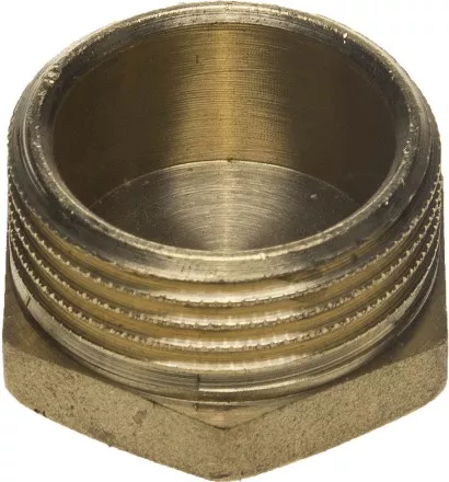 Заглушка GENERAL FITTINGS латунь, 6-ти гранная головка, наружная резьба, 1&quot; 51098-S-1 купить в Магнитогорске
