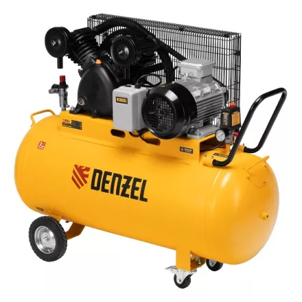 Компрессор воздушный рем. привод Denzel BCV 5500-T/200, 5,5 кВт, 200 литров, 850 л/мин купить в Магнитогорске