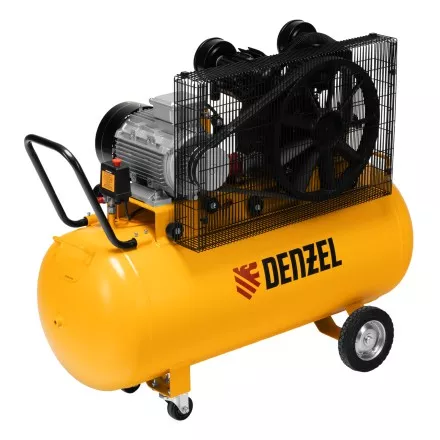 Компрессор воздушный рем. привод Denzel BCV 5500-T/200, 5,5 кВт, 200 литров, 850 л/мин купить в Магнитогорске