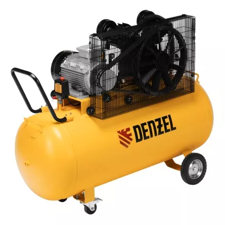 Компрессор воздушный рем. привод Denzel BCV 5500-T/270, 5,5 кВт, 270 литров, 850 л/мин купить в Магнитогорске