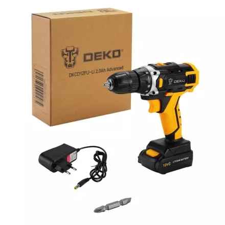 Дрель аккумуляторная DEKO DKCD12FU-U Advanced, 063-4131 купить в Магнитогорске