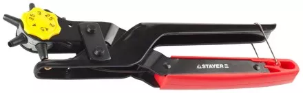 Дырокол STAYER &quot;PROFESSIONAL&quot; револьверный для кожи, усиленный, 6-в-1, 2-4,5мм 22943_z01 купить в Магнитогорске