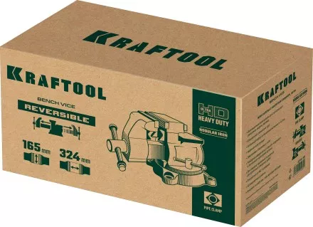 Тиски KRAFTOOL Reversible слесарные 32705-165 купить в Магнитогорске