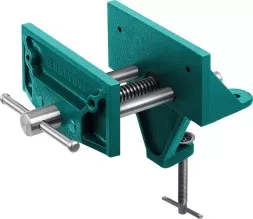 Тиски KRAFTOOL столярные переносные, на струбцине 32720-155