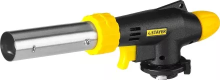Газовая горелка &quot;ProTerm&quot; на баллон, STAYER &quot;PROFESSIONAL&quot; 55580, с пьезоподжигом, регулировка пламени, цанговое соединение, 1300С 55580 купить в Магнитогорске