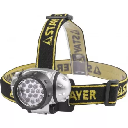 Фонарь STAYER &quot;STANDARD&quot; налобный светодиодный, 19LED, 4 режима, 3ААА 56570 купить в Магнитогорске