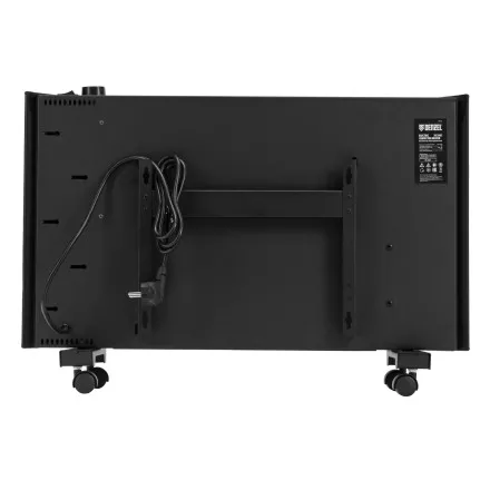 Конвектор электрический Denzel XCE-1500 B, 230 В, 1500 Вт, X-образный нагреватель черный 98128 купить в Магнитогорске