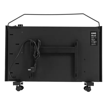 Конвектор электрический Denzel XCE-1500 B, 230 В, 1500 Вт, X-образный нагреватель черный 98128 купить в Магнитогорске