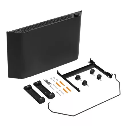 Конвектор электрический Denzel XCE-1500 B, 230 В, 1500 Вт, X-образный нагреватель черный 98128 купить в Магнитогорске