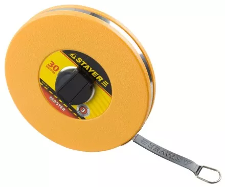 Мерная лента STAYER &quot;MASTER&quot; F-30, фиберглассовое двустороннее полотно, 30м 3415-30_z01 купить в Магнитогорске