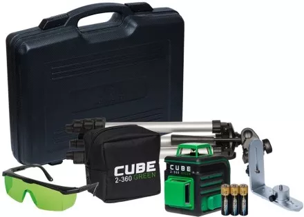 Нивелир лазерный ADA Cube 2-360 Home Green Ultimate Edition купить в Магнитогорске
