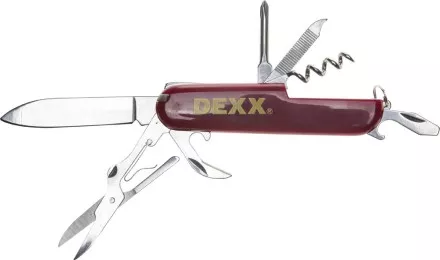 Нож DEXX складной многофункциональный, пластиковая рукоятка, 10 функций 47645 купить в Магнитогорске