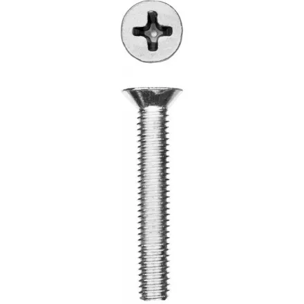 Винт DIN 965, M5 x 40 мм, 6 шт, кл. пр. 4.8, оцинкованный, ЗУБР 303116-05-040 купить в Магнитогорске