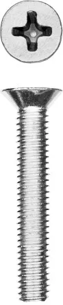 Винт DIN 965, M5 x 40 мм, 6 шт, кл. пр. 4.8, оцинкованный, ЗУБР 303116-05-040 купить в Магнитогорске