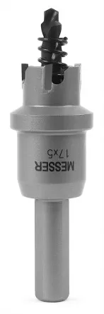 ТСТ коронка MESSER 17X5 с центрирующим сверлом и толкающей пружиной купить в Магнитогорске