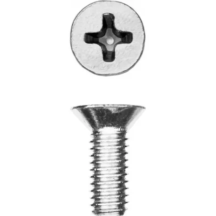 Винт DIN 965, M6 x 16 мм, 9 шт, кл. пр. 4.8, оцинкованный, ЗУБР 303116-06-016 купить в Магнитогорске