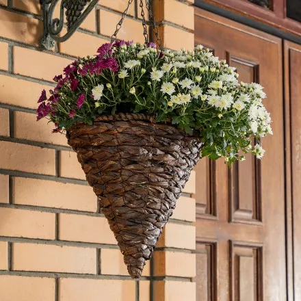 Кашпо подвесное Palisad Гиацинт, конус D 30 см, 69061 купить в Магнитогорске