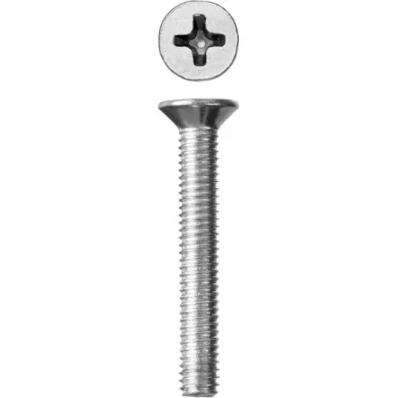 Винт DIN 965, M6 x 40 мм, 6 шт, кл. пр. 4.8, оцинкованный, ЗУБР 303116-06-040 купить в Магнитогорске