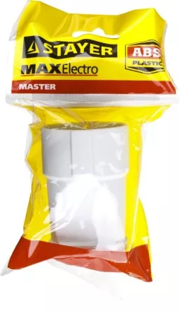 Розетка MAXElectro электрическая, 16А/220В, с заземлением, белая, STAYER 55180-W купить в Магнитогорске