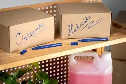 ЗУБР МК-200 синий, 1 мм маркер-краска (06326-7)