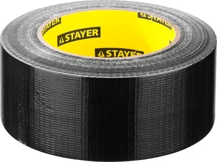 Армированная лента, STAYER Professional 12086-50-50, универсальная, влагостойкая, 48мм х 45м, черная 12086-50-50 купить в Магнитогорске
