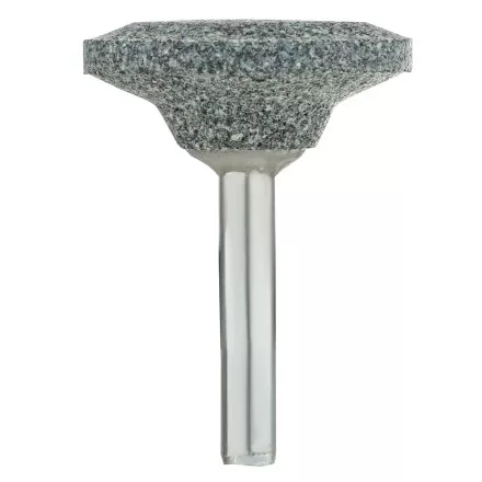 Шарошка абразивная, диск, 32 x 12 мм, для дрели,  хвостовик d6 мм, 63С Denzel 76024 купить в Магнитогорске