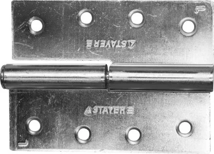 Петля дверная STAYER &quot;MASTER&quot; разъемная, цвет белый цинк, левая, 100мм 37613-100-1L купить в Магнитогорске