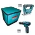 Набор Makita DK1475X3 (Дрель DF330DZ + Лобзик JV100DZ) купить в Магнитогорске