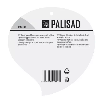 Кронштейн для крепления подвесных корзин, настенный Palisad 690308 купить в Магнитогорске