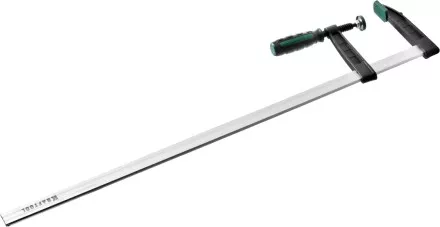 Струбцина, KRAFTOOL 32011-120-800, тип &quot;F&quot;, DIN 5117, двухкомпонентная ручка, 120х800мм 32011-120-800 купить в Магнитогорске