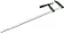 Струбцина, KRAFTOOL 32011-120-800, тип &quot;F&quot;, DIN 5117, двухкомпонентная ручка, 120х800мм 32011-120-800 купить в Магнитогорске