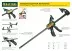 Струбцина, KRAFTOOL 32011-120-800, тип &quot;F&quot;, DIN 5117, двухкомпонентная ручка, 120х800мм 32011-120-800 купить в Магнитогорске