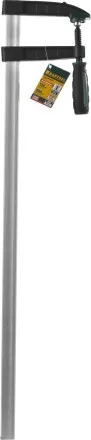 Струбцина, KRAFTOOL 32011-120-800, тип &quot;F&quot;, DIN 5117, двухкомпонентная ручка, 120х800мм 32011-120-800 купить в Магнитогорске