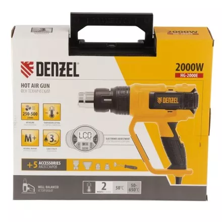 Фен строительный HG-2000E Denzel 28007 купить в Магнитогорске