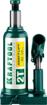 Домкрат гидравлический бутылочный &quot;Kraft-Lift&quot;, сварной, 2т, 160-310мм, KRAFTOOL 43462-2 43462-2_z01 купить в Магнитогорске