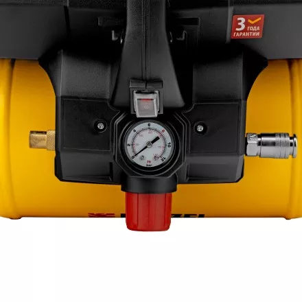 Компрессор Denzel DLS750/6 58019 безмасляный малошумный 750 Вт, 140 л/мин,ресивер 6 л купить в Магнитогорске