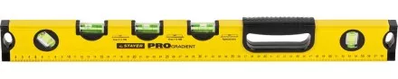 Уровень STAYER &quot;PROFI&quot; &quot;PROGRADIENT&quot;, градиентный, для &quot;водных&quot; работ, с фиксированными углами, 5 ампул, линейка, 60см 34730-060_z01 купить в Магнитогорске