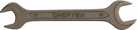 Ключ рожковый,17 х 19 мм CrV фосфатированный ГОСТ 2839 СИБРТЕХ 14328 купить в Магнитогорске