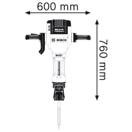 Молоток отбойный Bosch GSH 27 VC купить в Магнитогорске