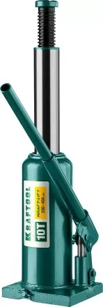 Домкрат гидравлический бутылочный &quot;Kraft-Lift&quot;, сварной, 10т, 230-456мм, KRAFTOOL 43462-10 43462-10_z01 купить в Магнитогорске