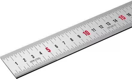 ЗУБР Про-15, длина 0.15 м, усиленная нержавеющая линейка, Профессионал (34280-015) купить в Магнитогорске