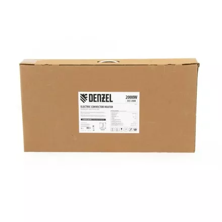 Конвектор электрический XCE-2000, 230 В, 2000 Вт, X-образный нагреватель Denzel 98117 купить в Магнитогорске