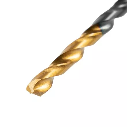 Сверло по металлу, 2,5 мм, HSS-Tin, Golden Tip, 10 шт. Denzel 717204 купить в Магнитогорске