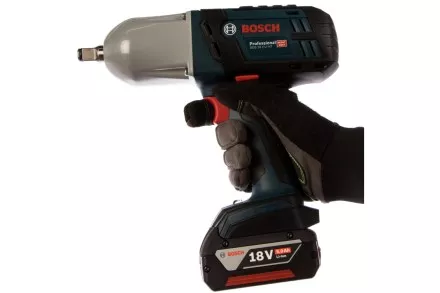 Bosch Аккумуляторный ударный гайковерт GDS 18 V-LI HT 06019B130A купить в Магнитогорске