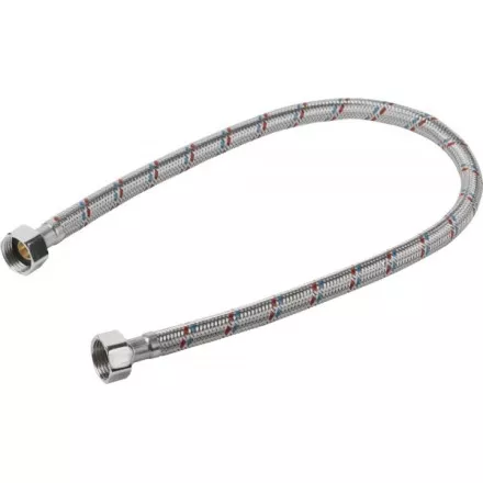 Подводка гибкая STAYER для воды, оплетка из нержавеющей стали, г/г 1/2&quot; - 0,6м 51015-G/G-060 купить в Магнитогорске