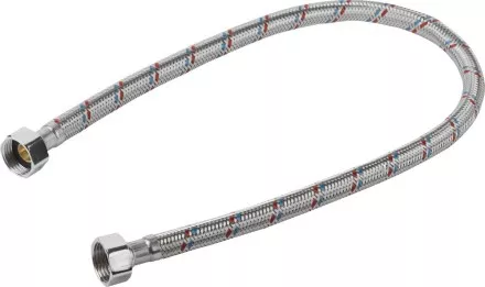 Подводка гибкая STAYER для воды, оплетка из нержавеющей стали, г/г 1/2&quot; - 0,6м 51015-G/G-060 купить в Магнитогорске