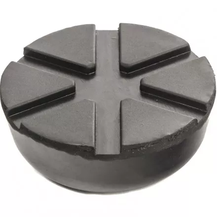 Резиновая опора для подкатного домкрата универсальная D=89 mm d=60 mm H=35 mm MATRIX 50910 купить в Магнитогорске