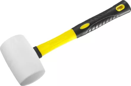 Киянка STAYER &quot;PROFI&quot; резиновая БЕЛАЯ, с фиберглассовой ручкой, 680г 20533-680 купить в Магнитогорске
