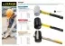 Киянка STAYER &quot;PROFI&quot; резиновая БЕЛАЯ, с фиберглассовой ручкой, 680г 20533-680 купить в Магнитогорске
